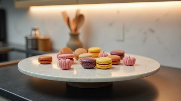 Optimisez votre décoration avec un plateau tournant pâtisserie